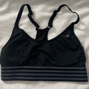 Champion Black and Gray Sports Bra